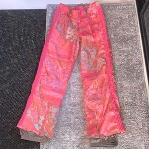 Pink Obermeyer snow pants W sz 6